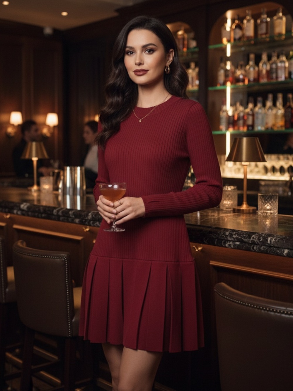 NWT Free People Emmy Mini Dress Aged Red Size XL